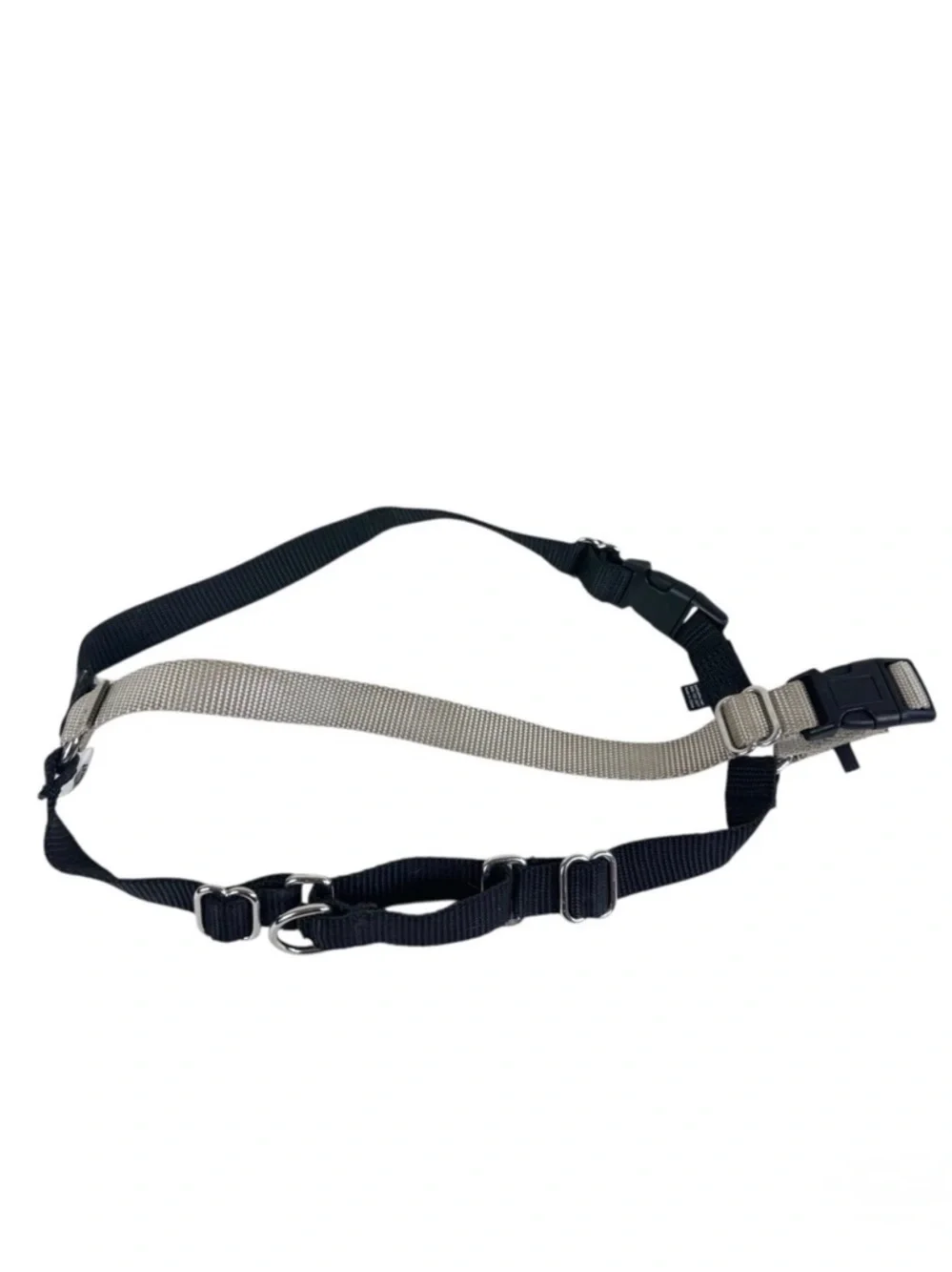 PetSafe Easy Walk Dog Harness Black Beige Adjustable Front Clip‎ Training Size L